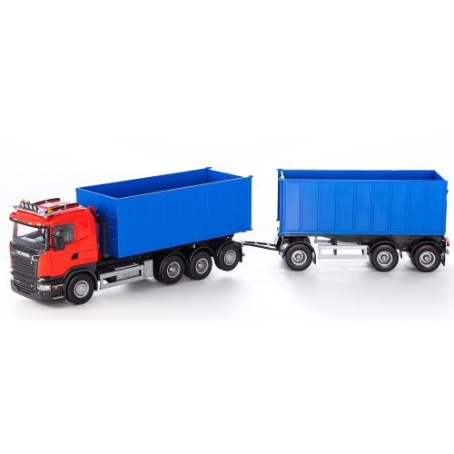 Camion EMEK Scania R 730 8x4 Rouge - 1/25 - EMEK20705 - Neuf